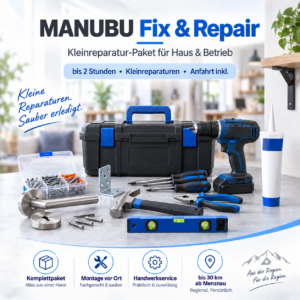 MANUBU Fix & Repair – Kleinreparatur-Paket für Haus & Betrieb
