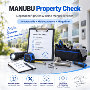 MANUBU Property Check – Liegenschaft prüfen & kleine Mängel beheben
