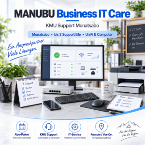MANUBU Business IT Care – KMU Support Monatsabo